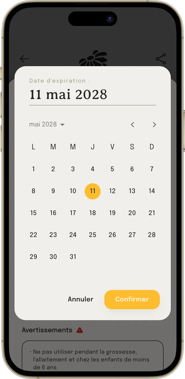Le suivi des dates d’expiration des ingrédients